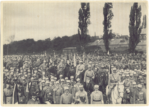 Bild nr 21, &quot;Deutscher Tag i Nürnberg 1923. Föregångaren till de senare partidagarna i Nürnberg&quot;.